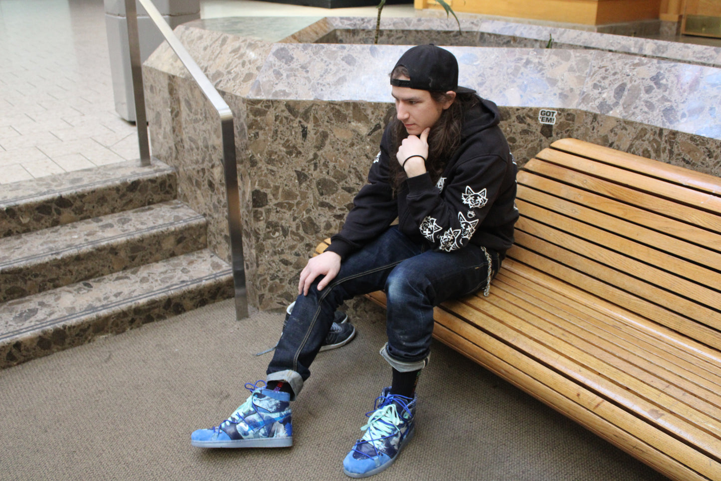 Spin Painting Campanella High (Blue)