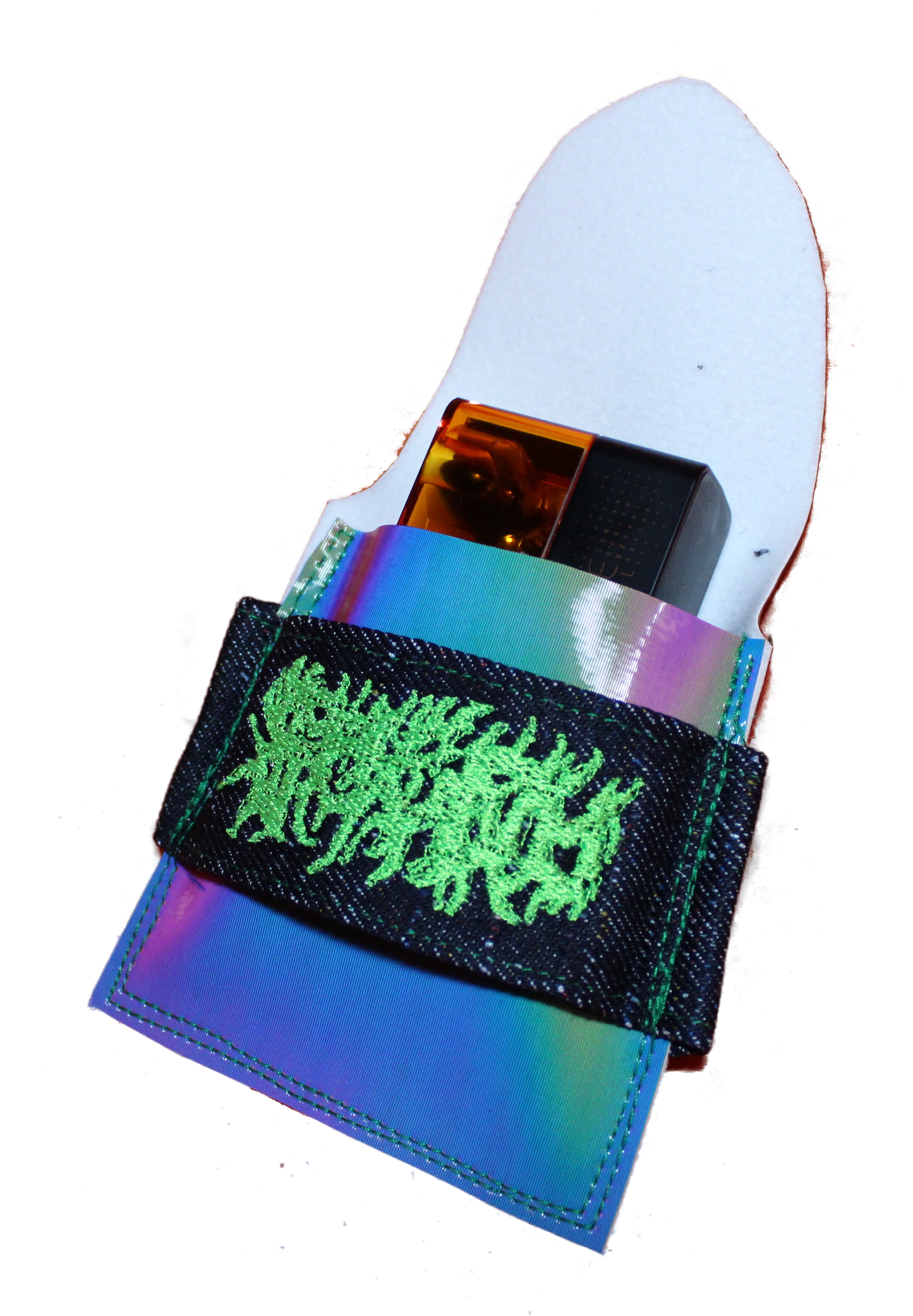 Earbud case/mini wax pouch